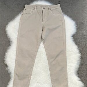 Brunello Cucinelli Light Tan Straight Leg Jeans
